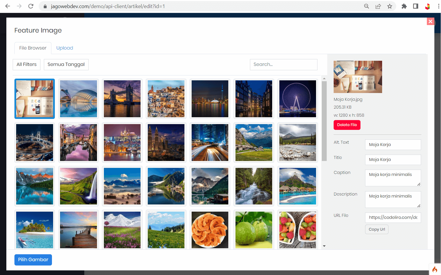 Filepicker